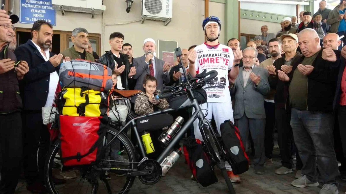 Murat Tecimen, Çanakkale'den Kabe'ye bisikletle yola çıktı