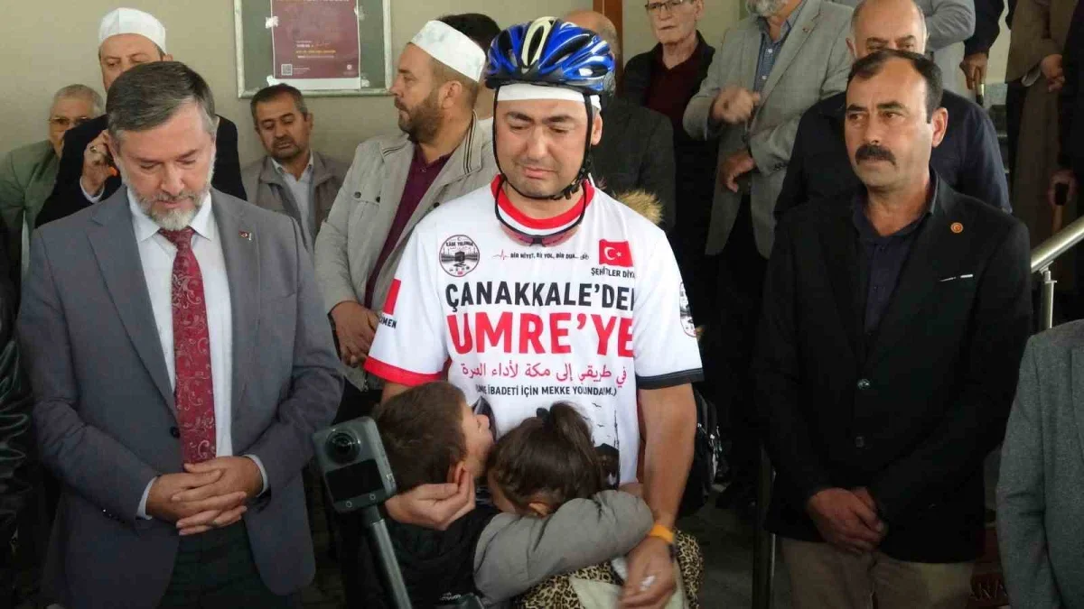 Murat Tecimen, Çanakkale'den Kabe'ye bisikletle yola çıktı