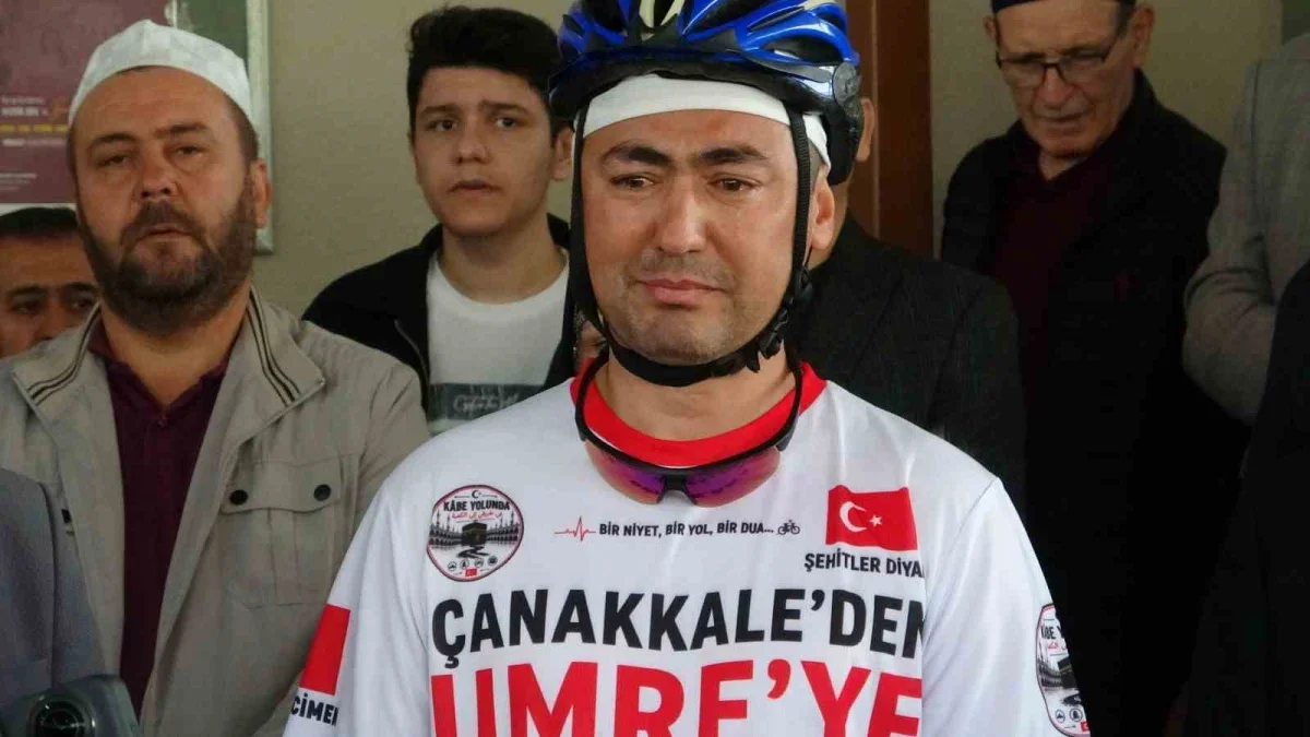 Murat Tecimen, Çanakkale'den Kabe'ye bisikletle yola çıktı