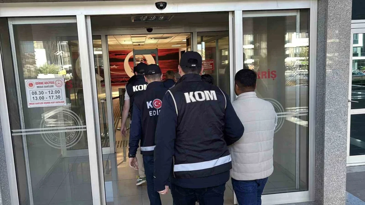 Edirne tefecilik operasyonunda 2 tutuklama, 2 kişiye ev hapsi