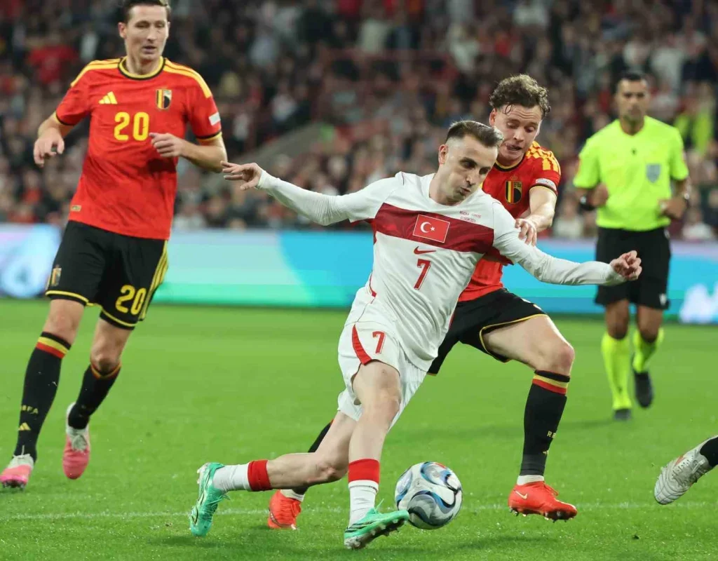 Belçika-Türkiye maçı: A Milli Takım deplasmanda 3-0 yenildi