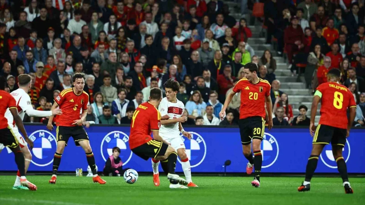 Belçika-Türkiye maçı: A Milli Takım deplasmanda 3-0 yenildi