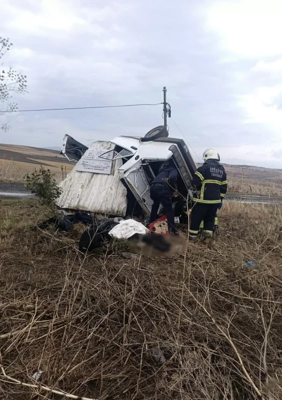 Muratlı-Tekirdağ yolunda kaza: Alperen Güllü öldü, 3 yaralı
