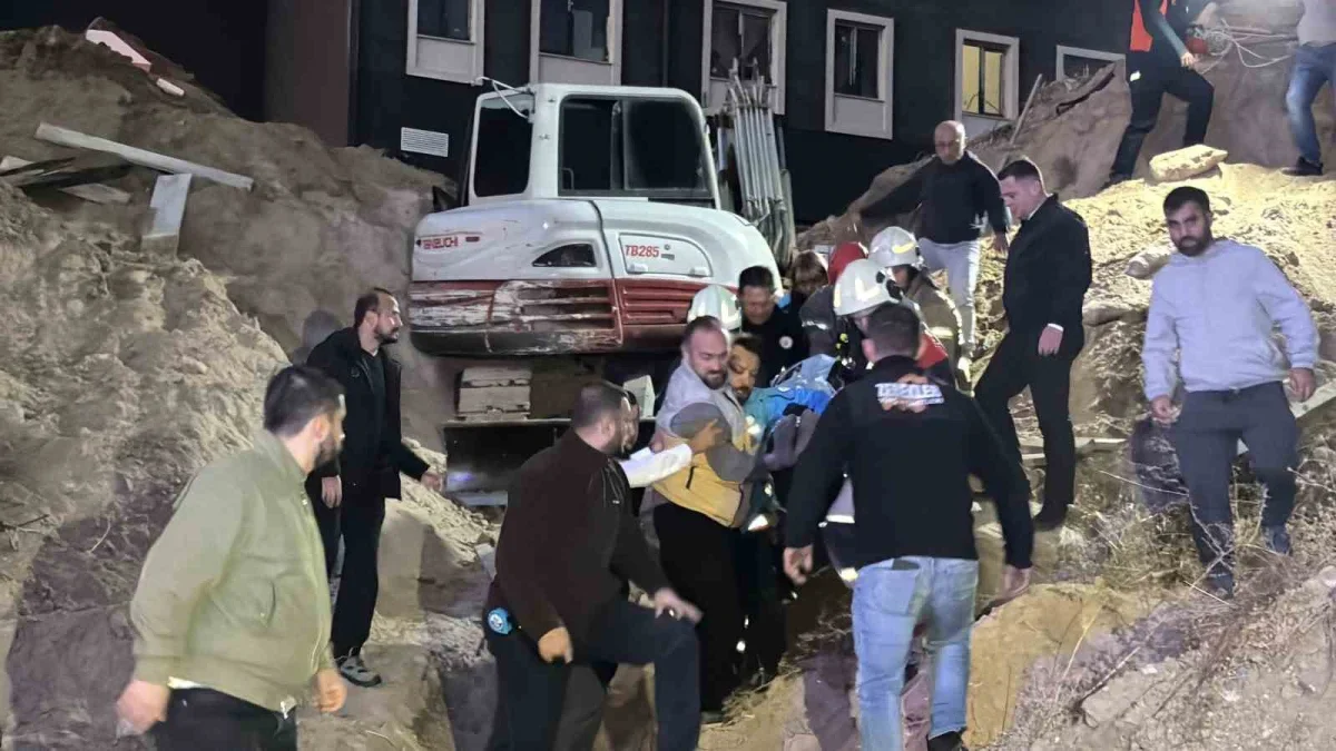ÇOMÜ Terzioğlu Yerleşkesi'nde göçük: 2 işçi kurtarıldı