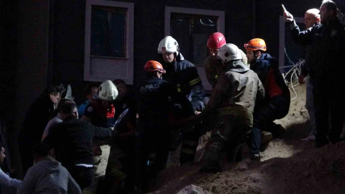 ÇOMÜ Terzioğlu Yerleşkesi'nde göçük: 2 işçi kurtarıldı