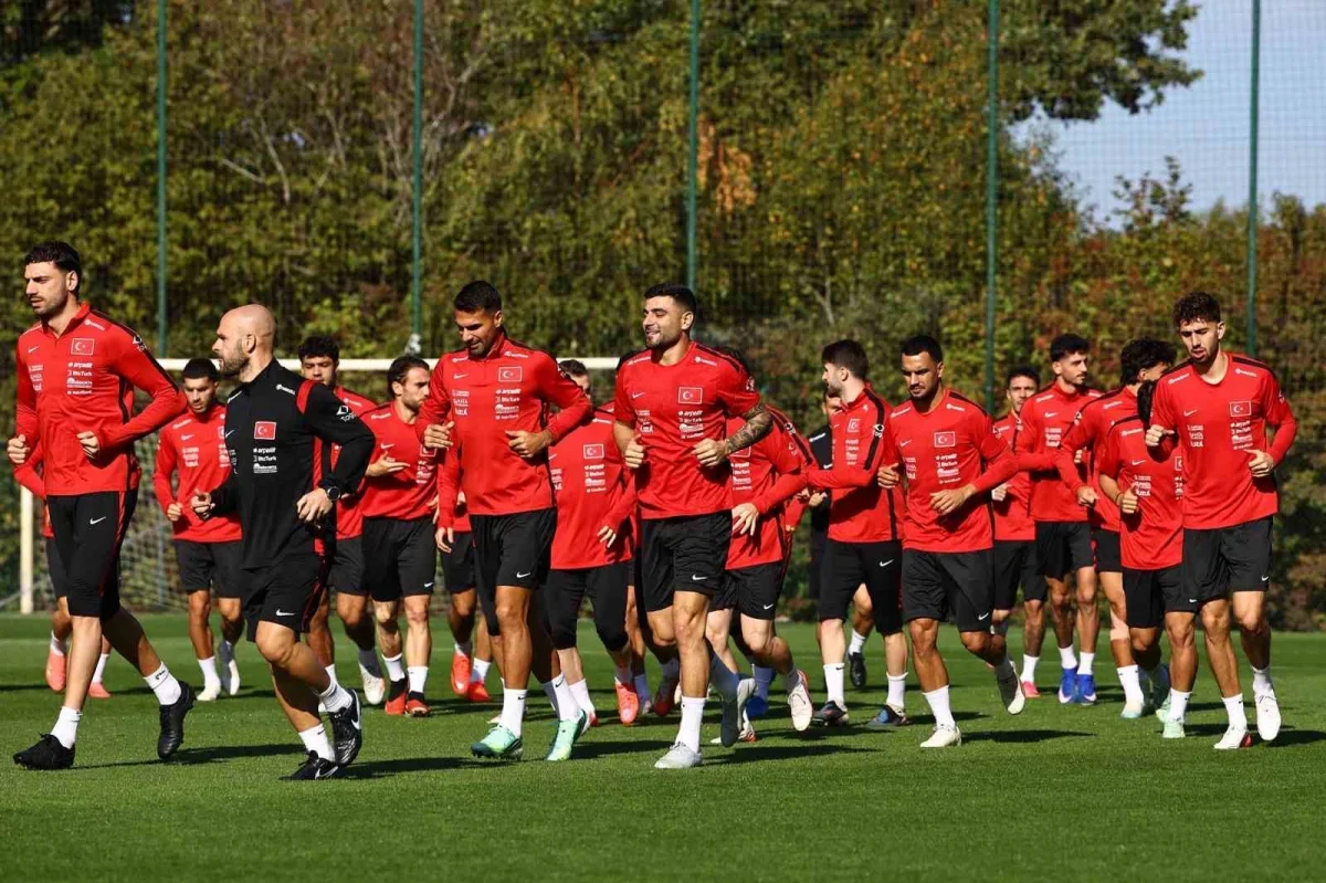 A Milli Takım İtalya maçı hazırlıklarını Belçika'da tamamladı
