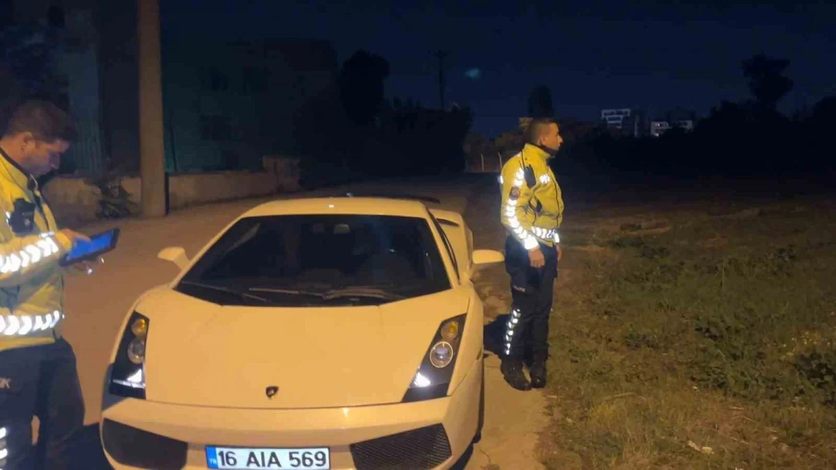Bursa'da lüks otomobille kaçan sürücü çalılıkta uyurken bulundu