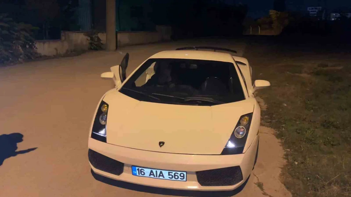 Bursa'da lüks otomobille kaçan sürücü çalılıkta uyurken bulundu