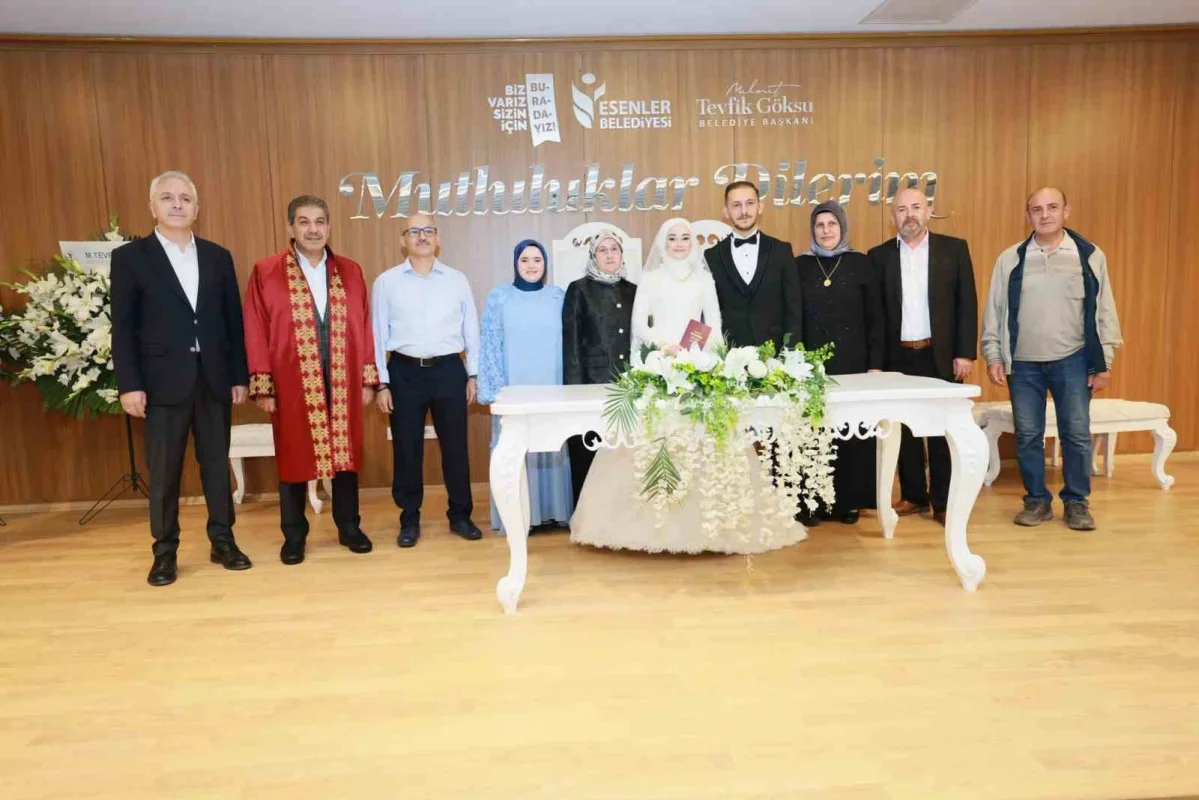Baştabya Nikah Bahçesi'nde çiftlere ücretsiz fotoğraf ve video