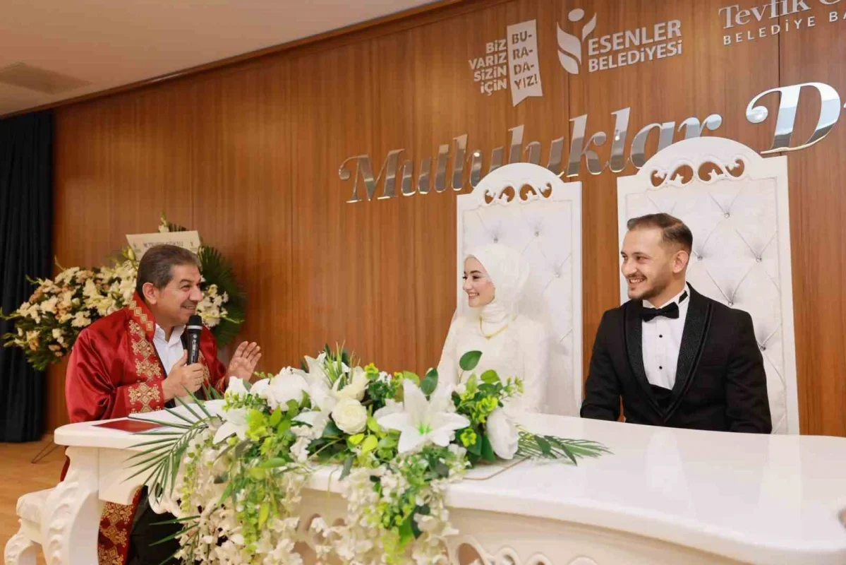 Baştabya Nikah Bahçesi'nde çiftlere ücretsiz fotoğraf ve video