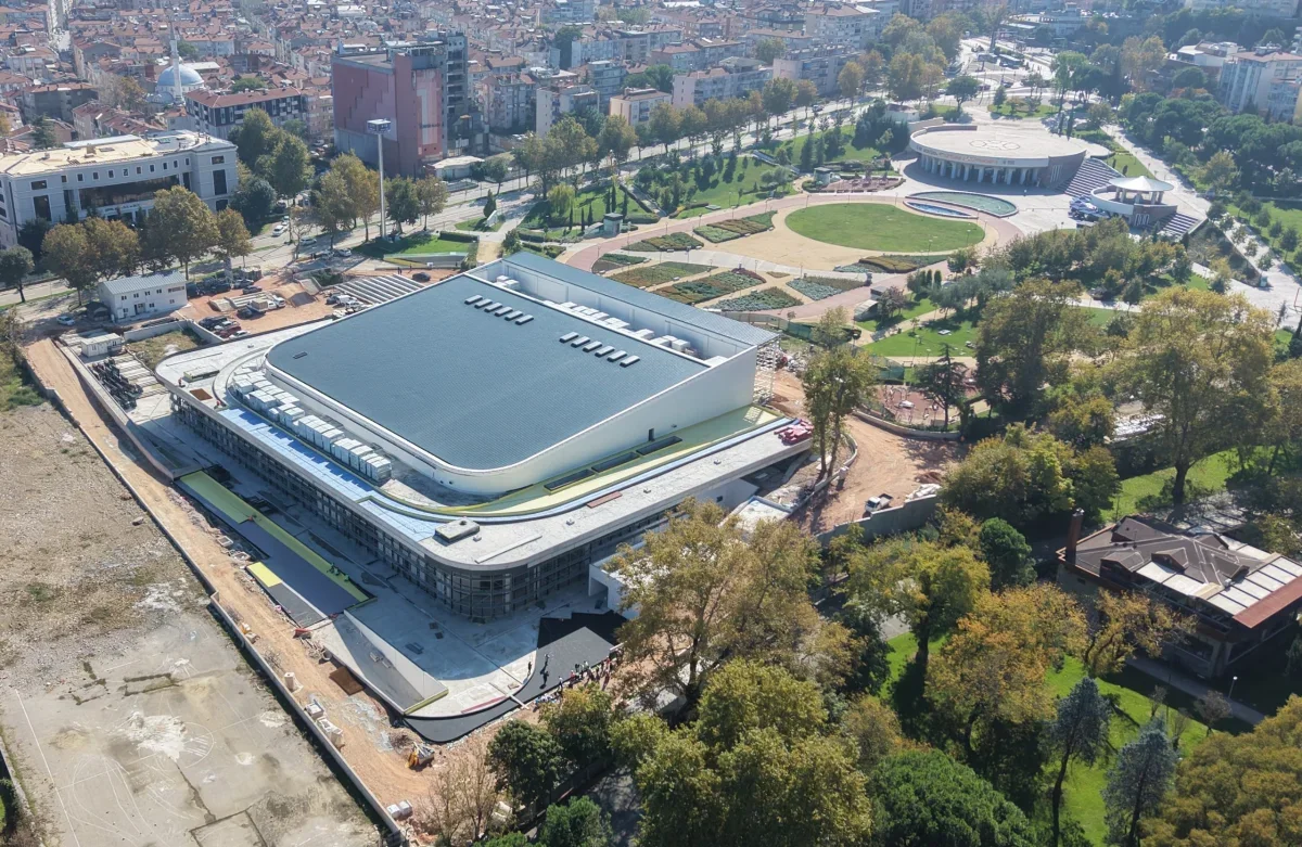 Bursa Atatürk Spor Salonu inşaatında fiziki gerçekleşme yüzde 80