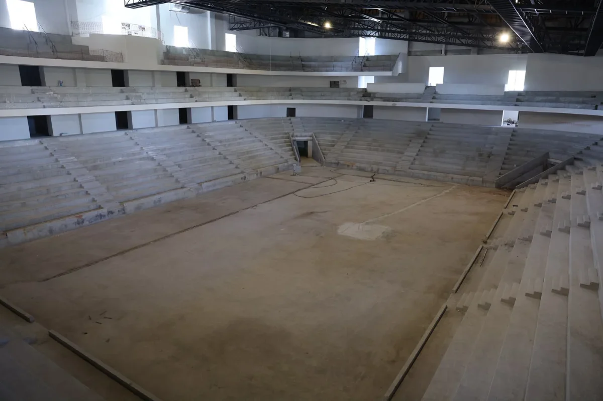 Bursa Atatürk Spor Salonu inşaatında fiziki gerçekleşme yüzde 80