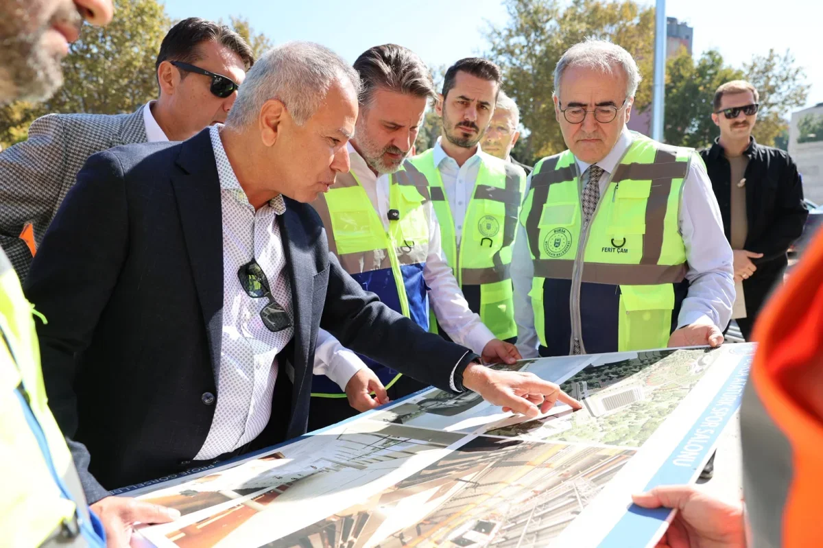 Bursa Atatürk Spor Salonu inşaatında fiziki gerçekleşme yüzde 80