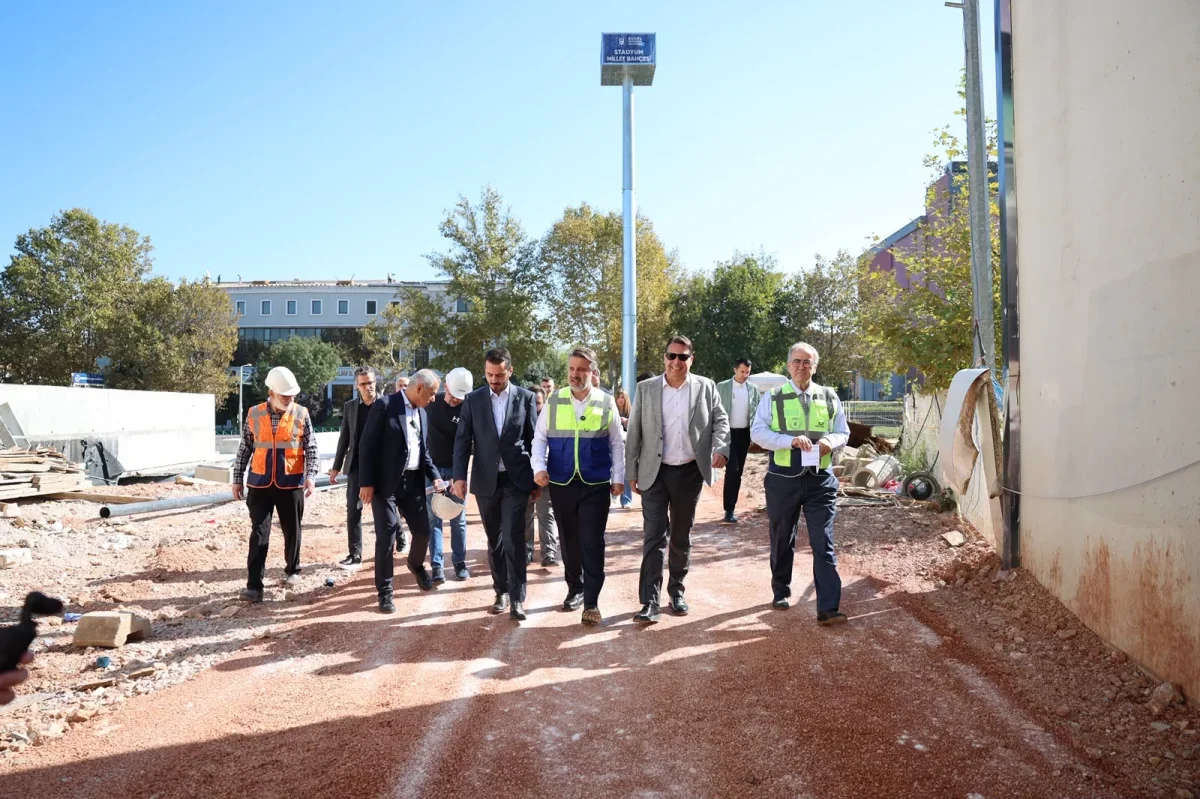 Bursa Atatürk Spor Salonu inşaatında fiziki gerçekleşme yüzde 80