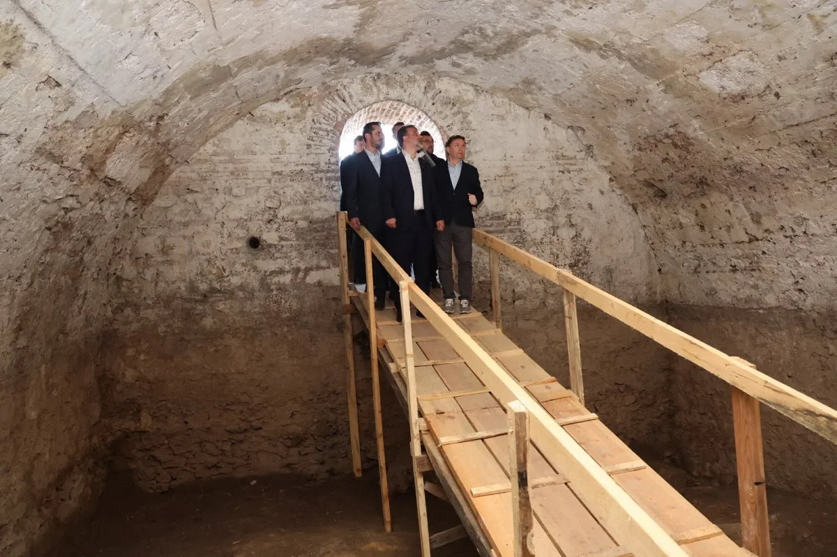 Bursa Tophane'de Bizans galerileri için kazılar yeniden başladı