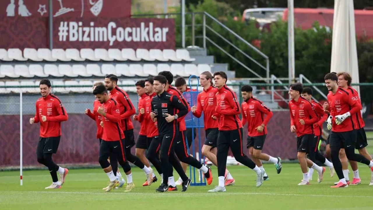 Ümit Milli Takımı Macaristan maçı hazırlıklarını tamamladı