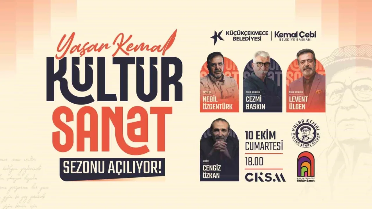 Yaşar Kemal Kültür Sanat Sezonu Küçükçekmece'de açılıyor