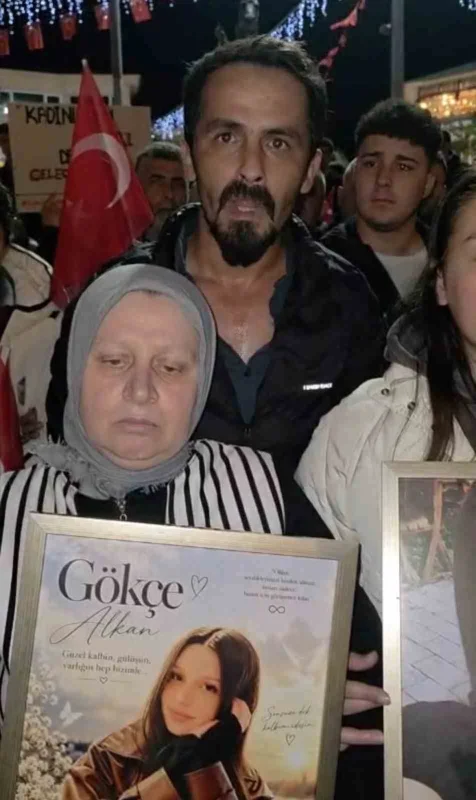 Karacabey'de Gökçe Alkan için adalet yürüyüşü