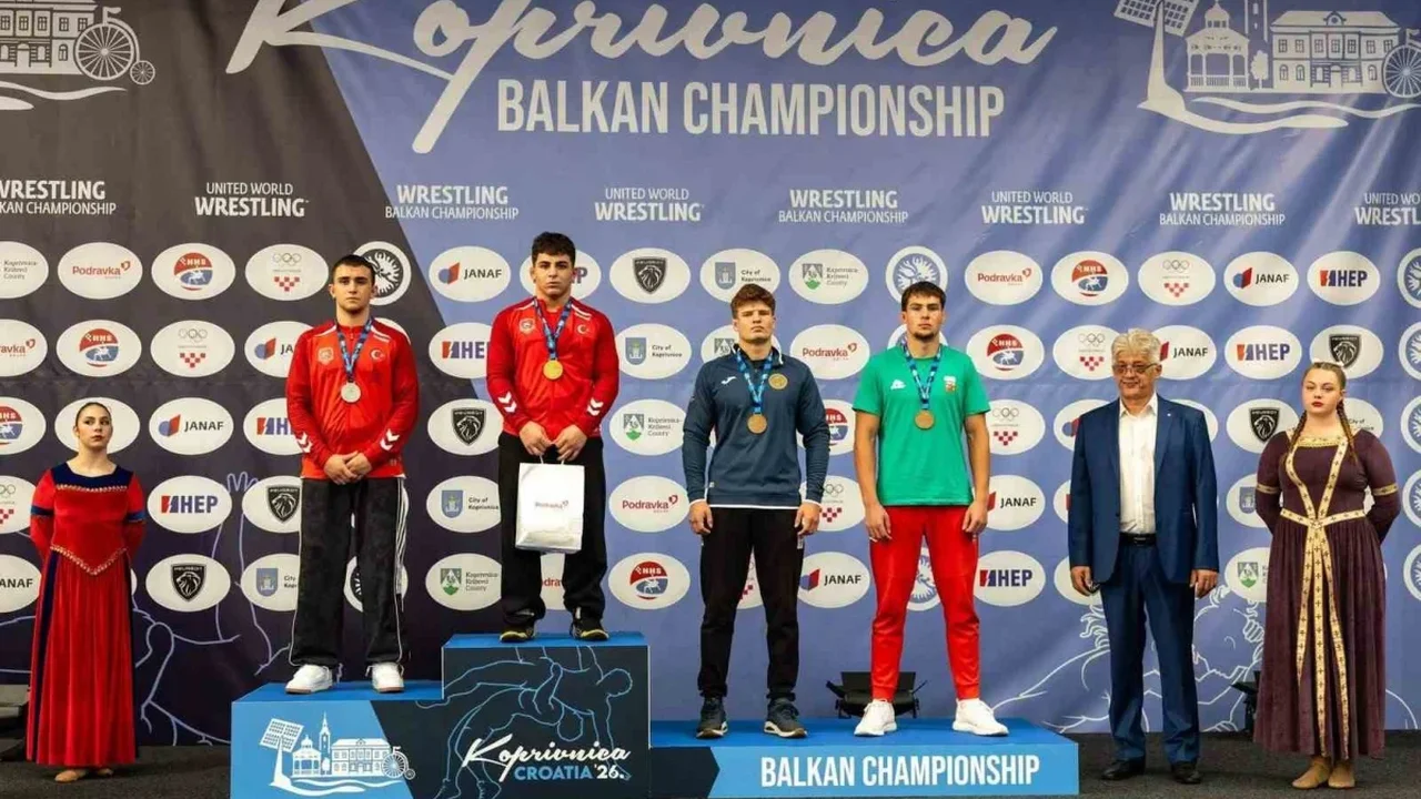 U17 Balkan Güreş Şampiyonası'nda Bursa'ya 2 madalya