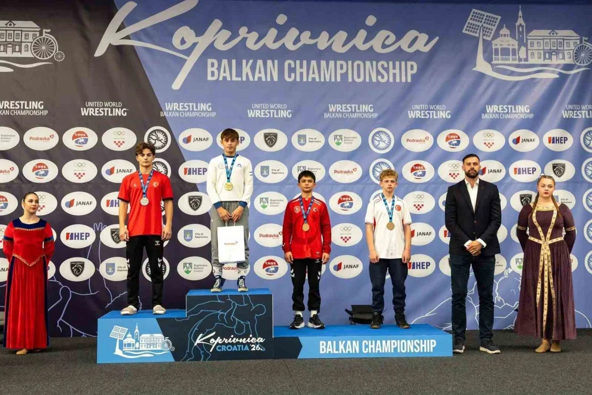 U17 Balkan Güreş Şampiyonası'nda Bursa'ya 2 madalya