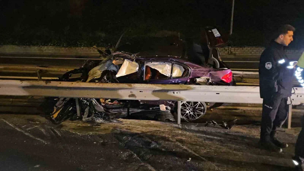 Kağıthane TEM Otoyolu kazasında 1 ölü, 2 yaralı