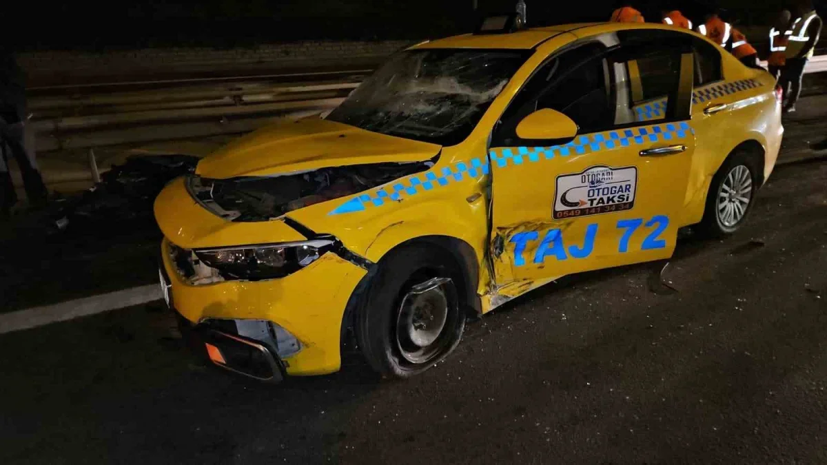 Kağıthane TEM Otoyolu kazasında 1 ölü, 2 yaralı