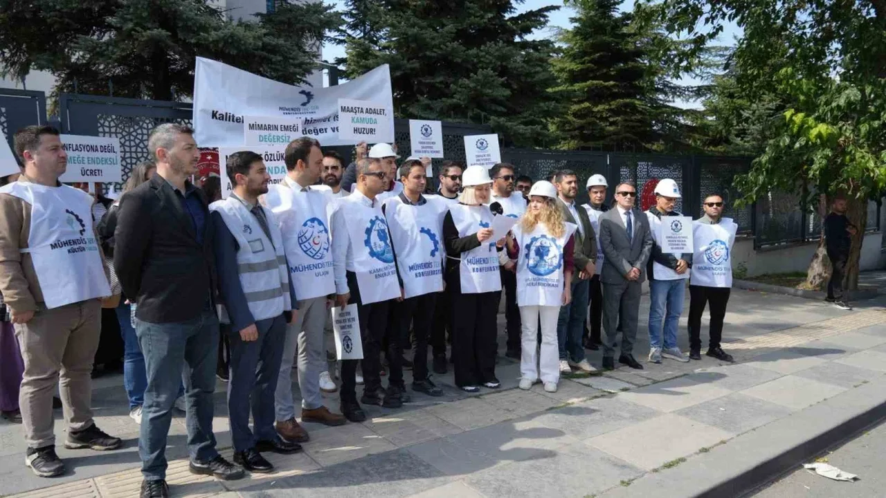 Kamu mühendislerinden ücret ve özlük hakkı talebi
