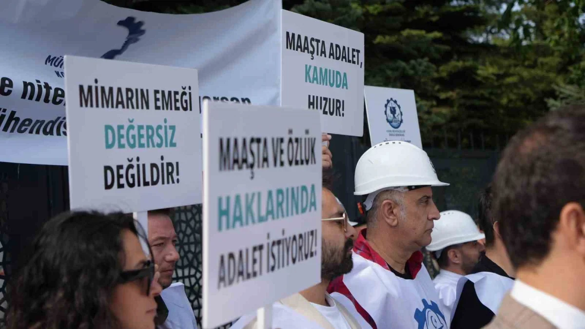 Kamu mühendislerinden ücret ve özlük hakkı talebi