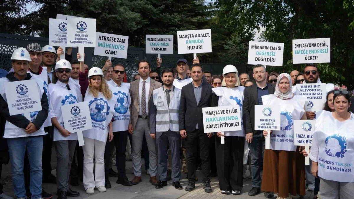 Kamu mühendislerinden ücret ve özlük hakkı talebi