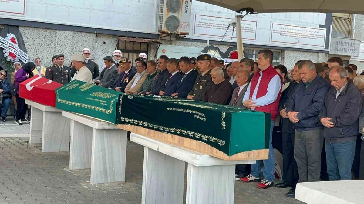 Çorlu'da Kıbrıs Gazisi ve Filo Jet kurbanına veda