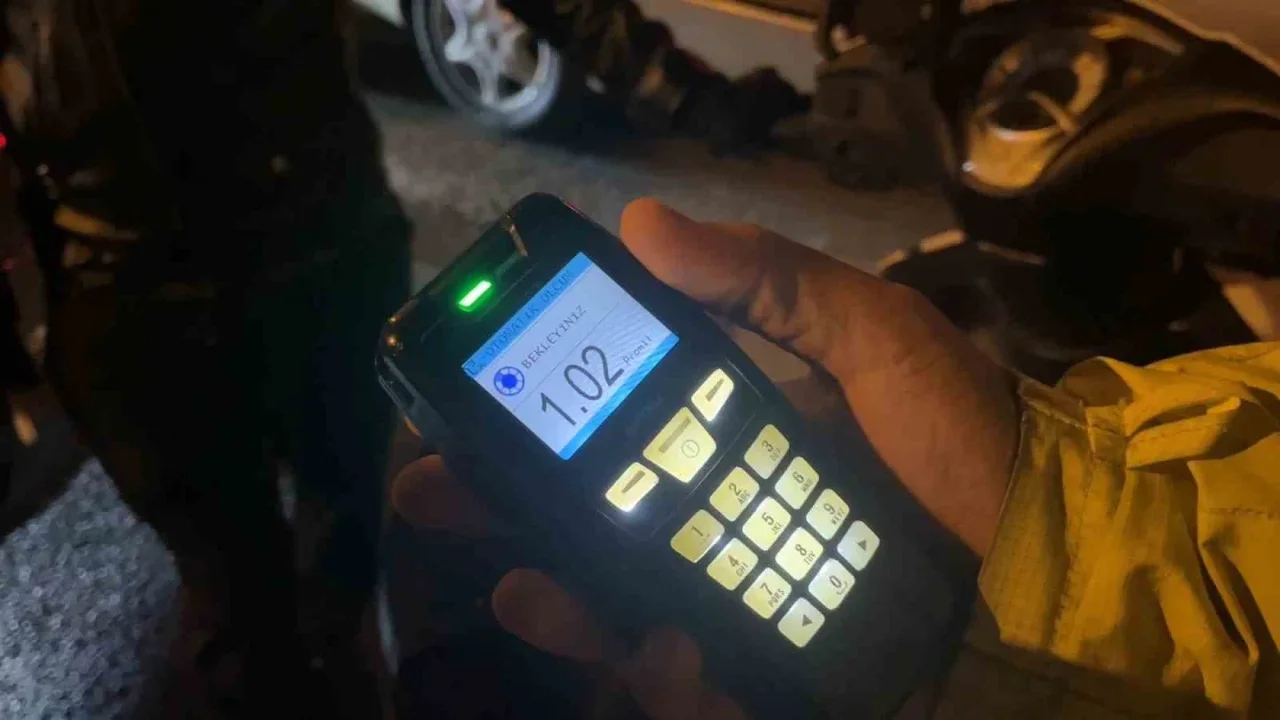 Bursa'da alkollü motosiklet sürücüsüne 235 bin TL ceza