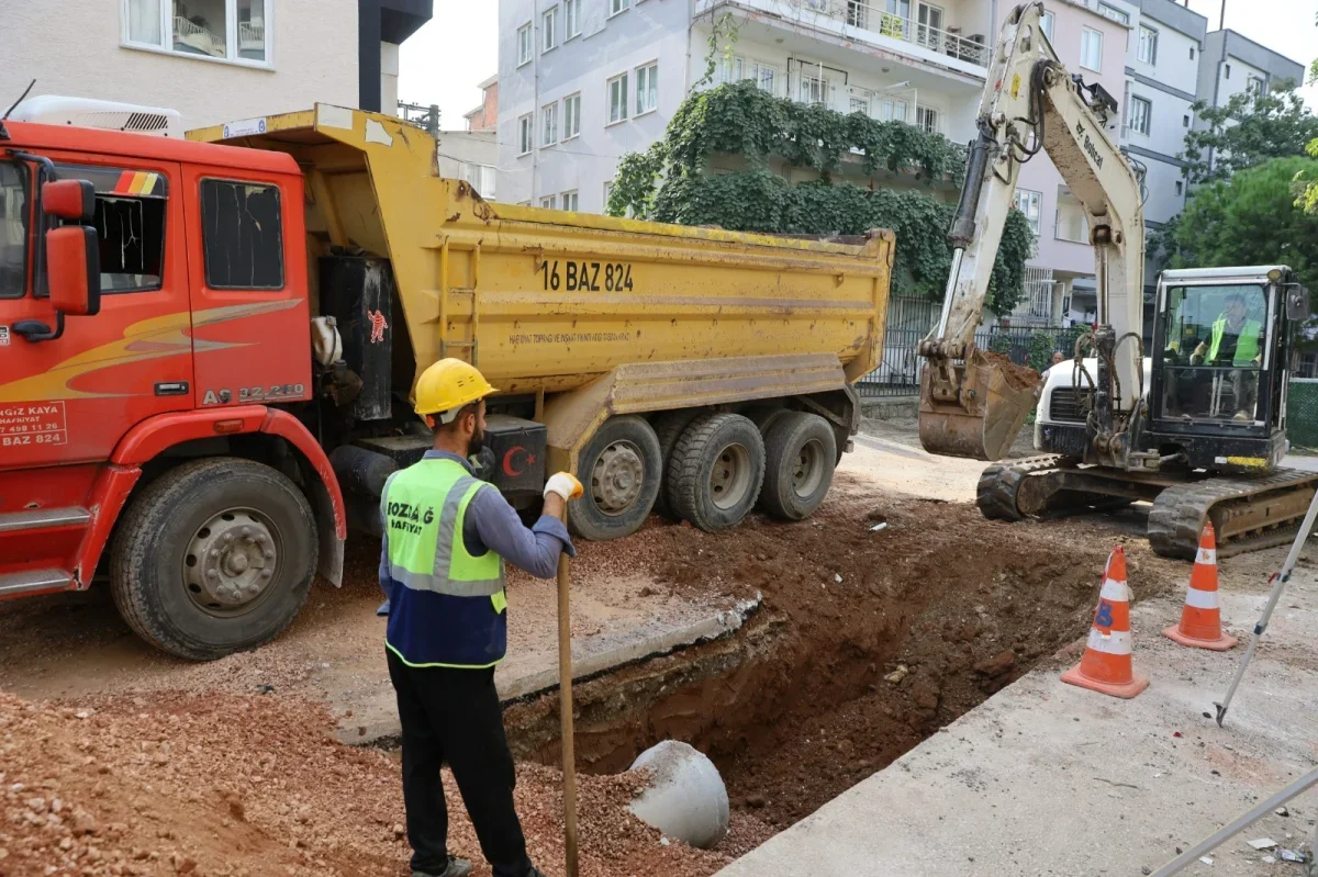 Osmangazi Hüdavendigar'da 340 metrelik altyapı