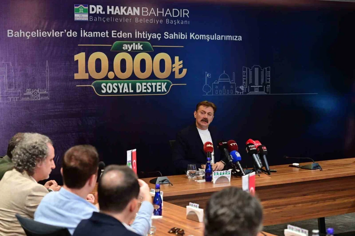 Bahçelievler'de ailelere aylık 10 bin TL destek