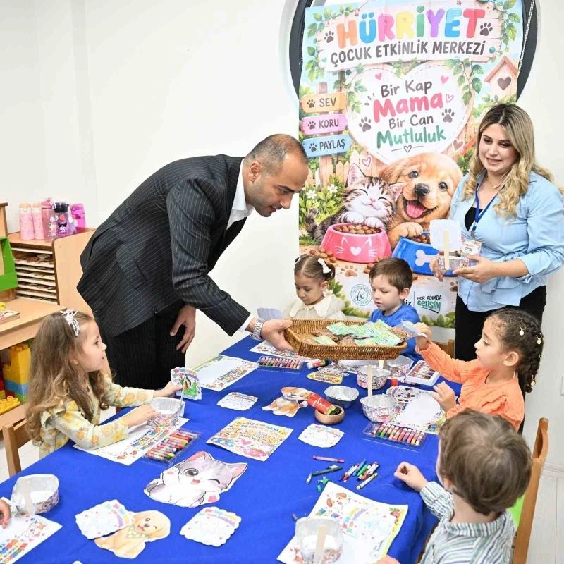 Gaziosmanpaşa'da çocuklara hayvan sevgisi atölyesi