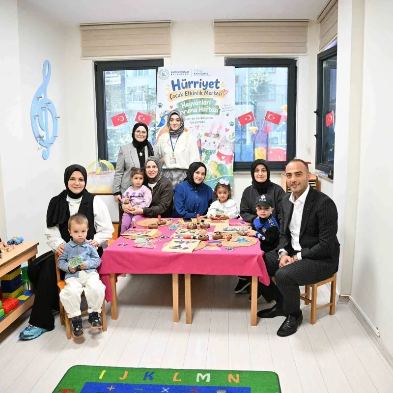 Gaziosmanpaşa'da çocuklara hayvan sevgisi atölyesi