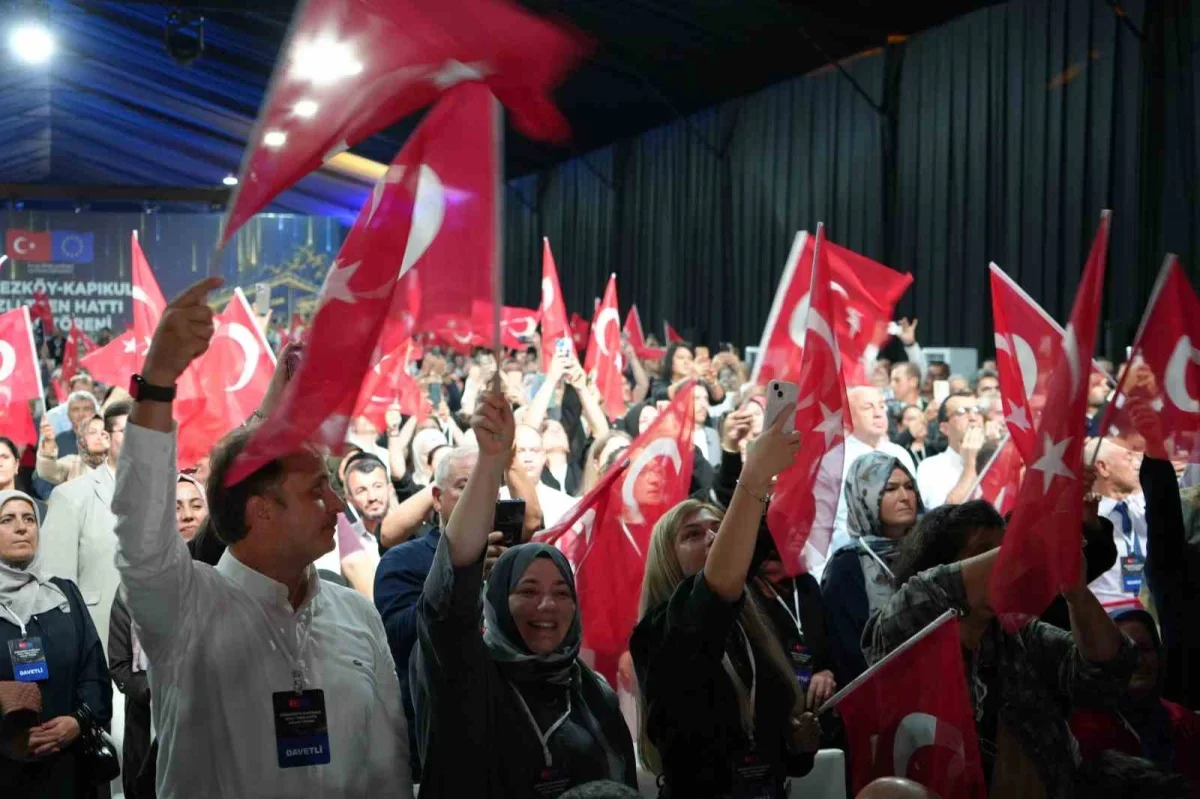 Erdoğan Çerkezköy-Kapıkule hızlı tren hattını açtı