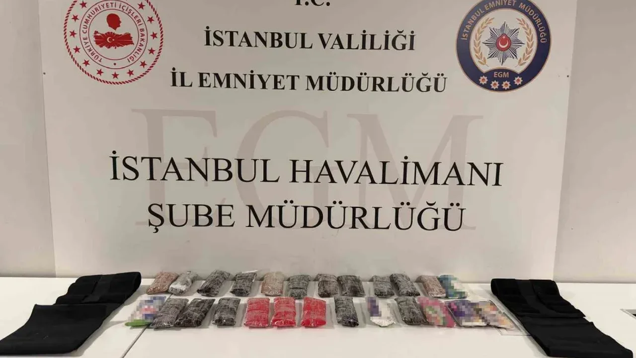 İstanbul Havalimanı'nda 8 kilo 250 gram metamfetamin bulundu
