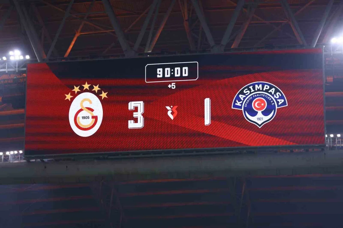 Galatasaray, Kasımpaşa'yı RAMS Park'ta 3-1 yendi