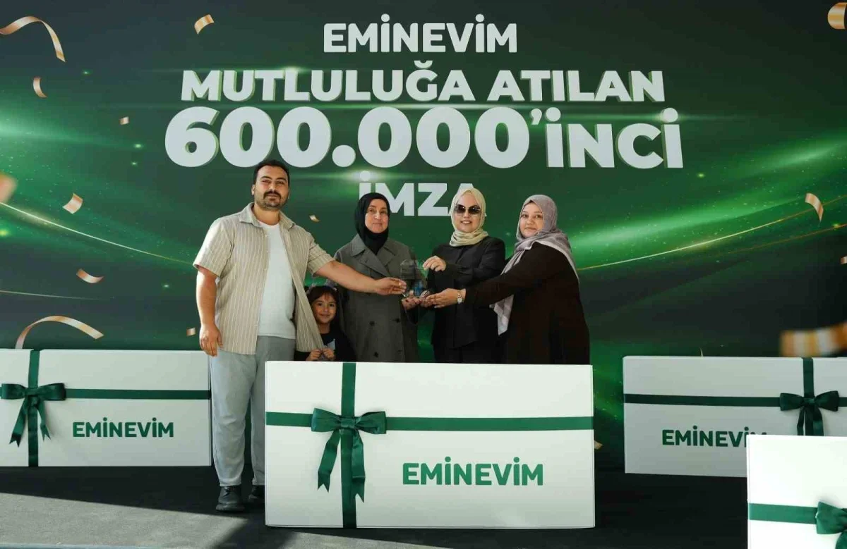 Eminevim 600 bininci teslimatla sektörde rekor kırdı