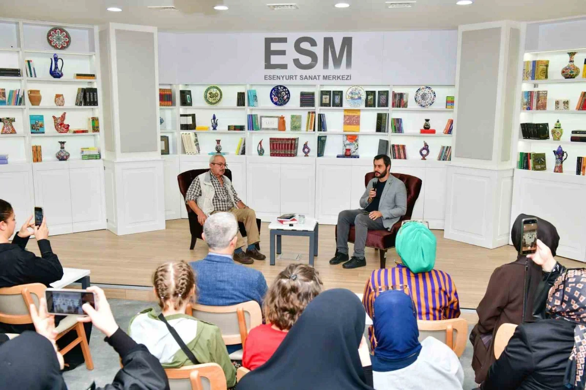 Esenyurt'ta 42 eserlik ebru sergisi ziyaretçiye açıldı