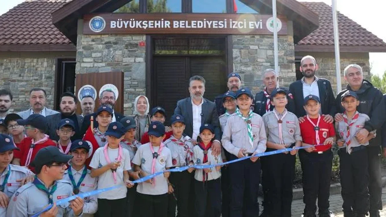 Bursa Atatürk Kent Ormanı'nda İzci Evi açıldı