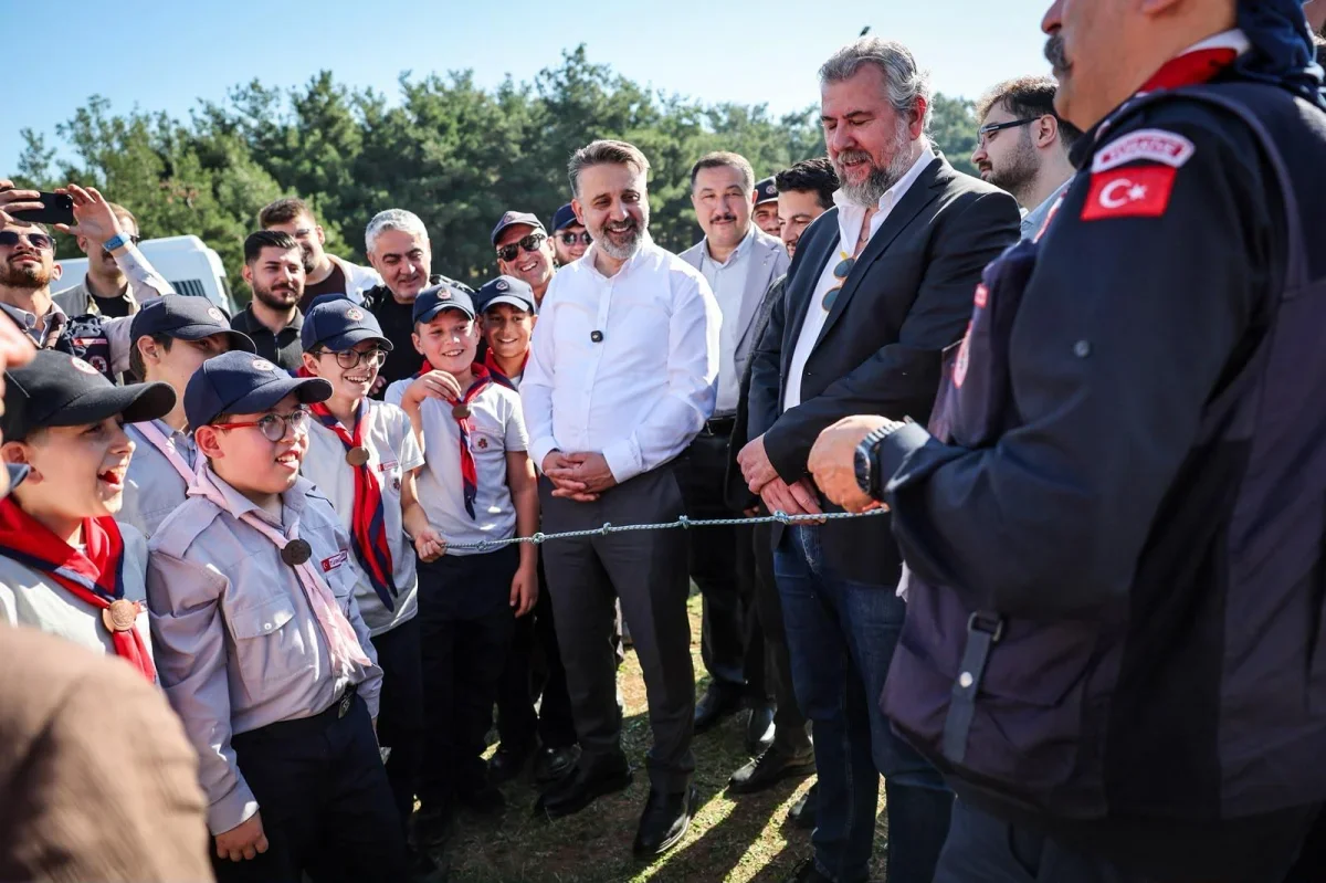 Bursa Atatürk Kent Ormanı'nda İzci Evi açıldı