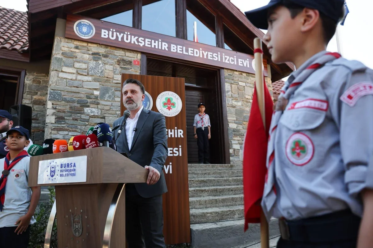 Bursa Atatürk Kent Ormanı'nda İzci Evi açıldı