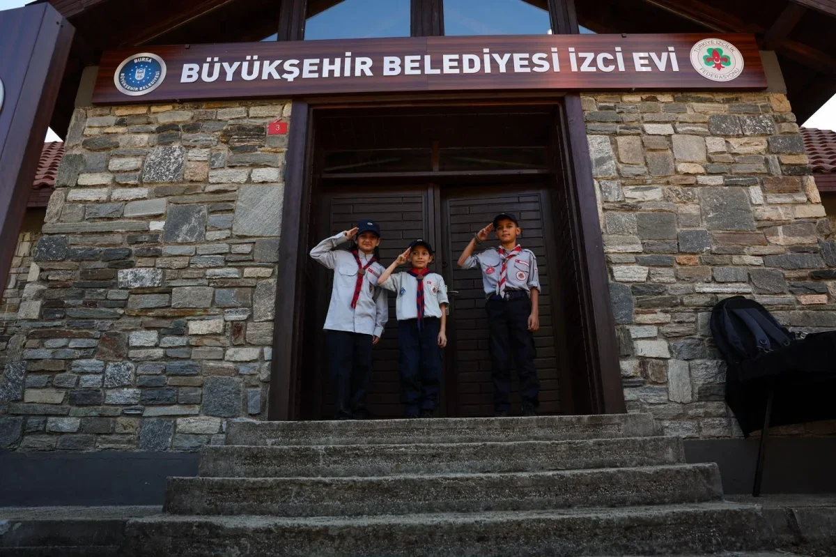 Bursa Atatürk Kent Ormanı'nda İzci Evi açıldı