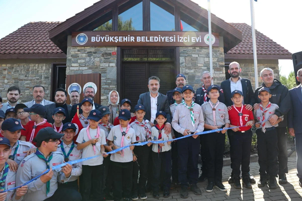 Bursa Atatürk Kent Ormanı'nda İzci Evi açıldı