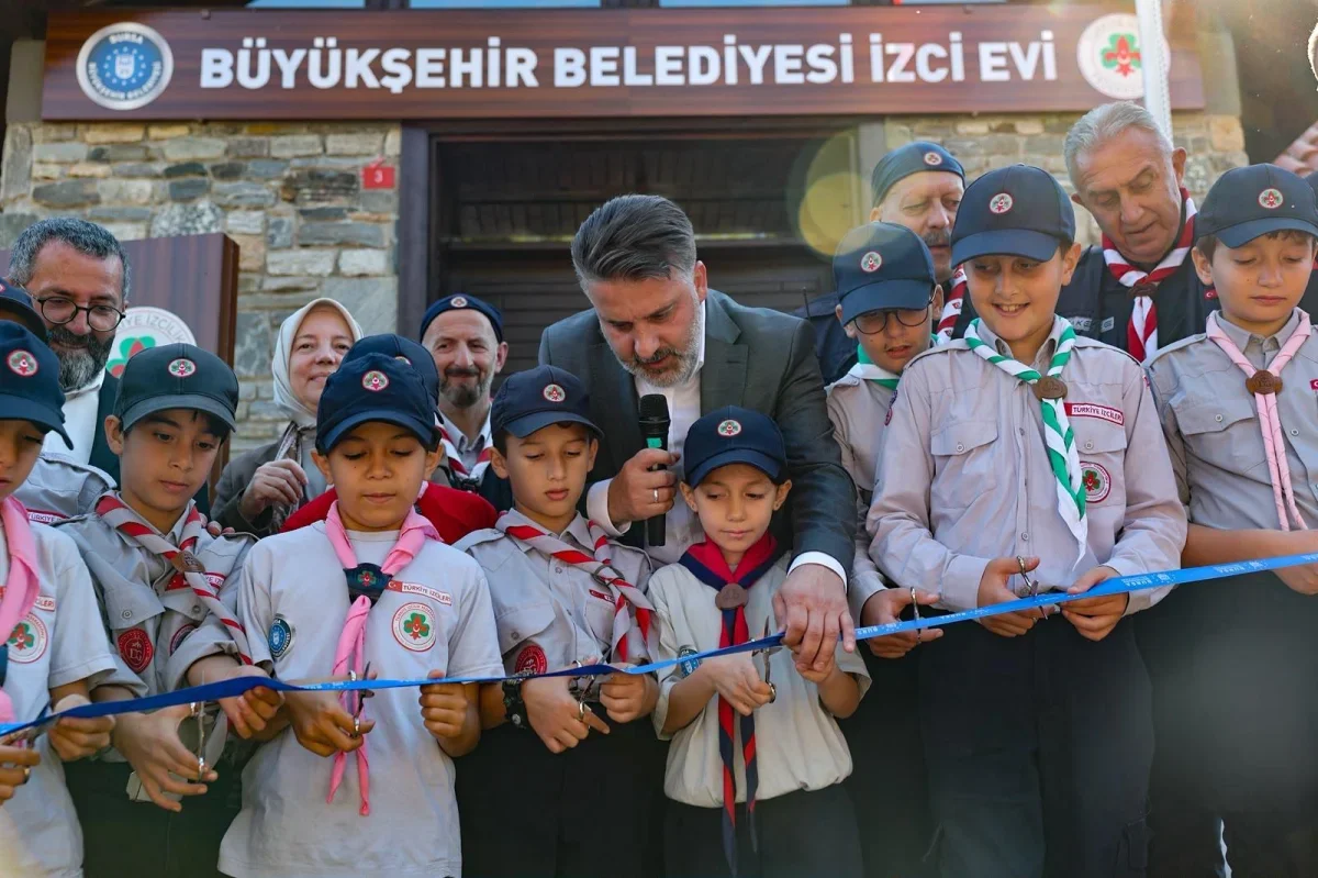 Bursa Atatürk Kent Ormanı'nda İzci Evi açıldı