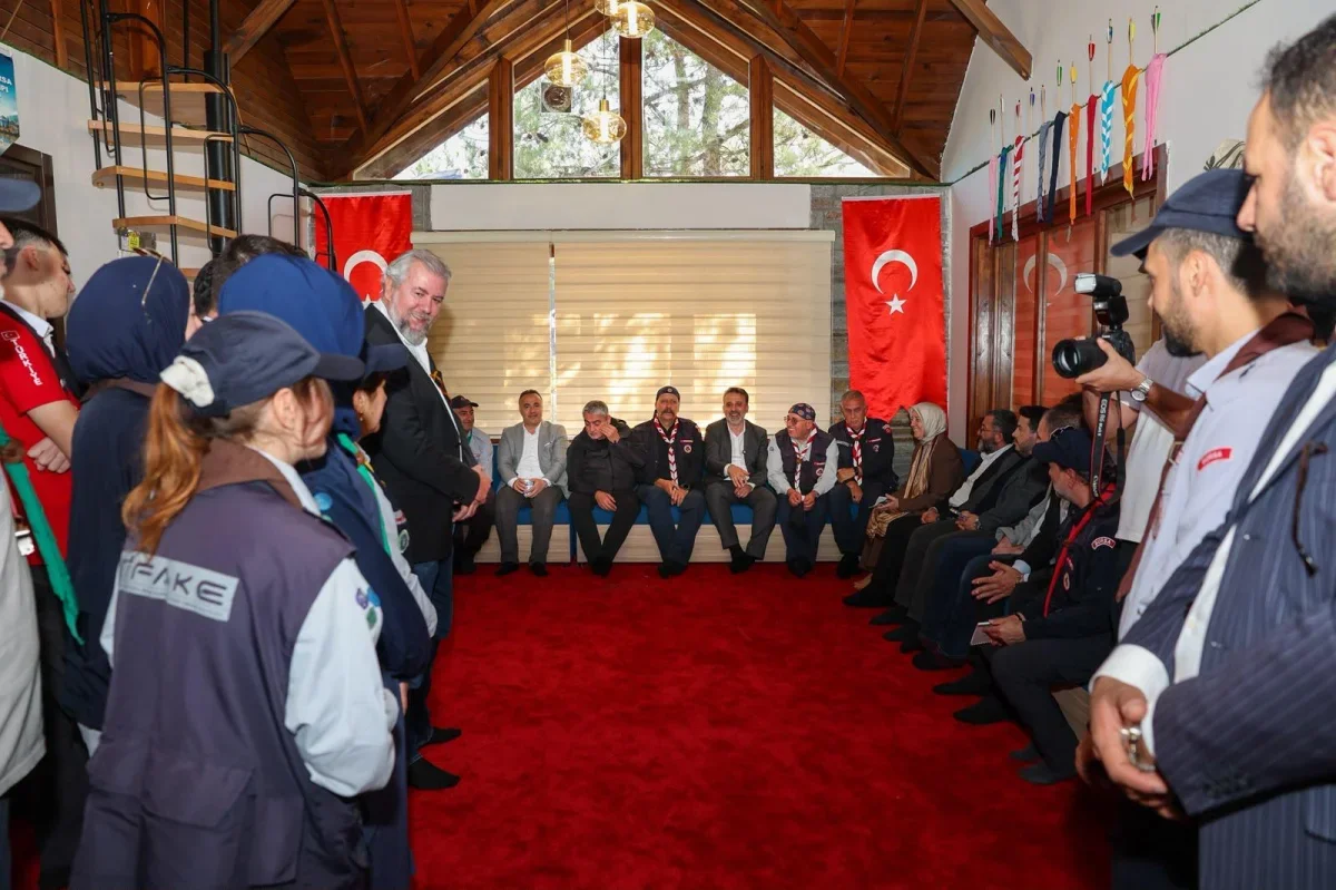 Bursa Atatürk Kent Ormanı'nda İzci Evi açıldı