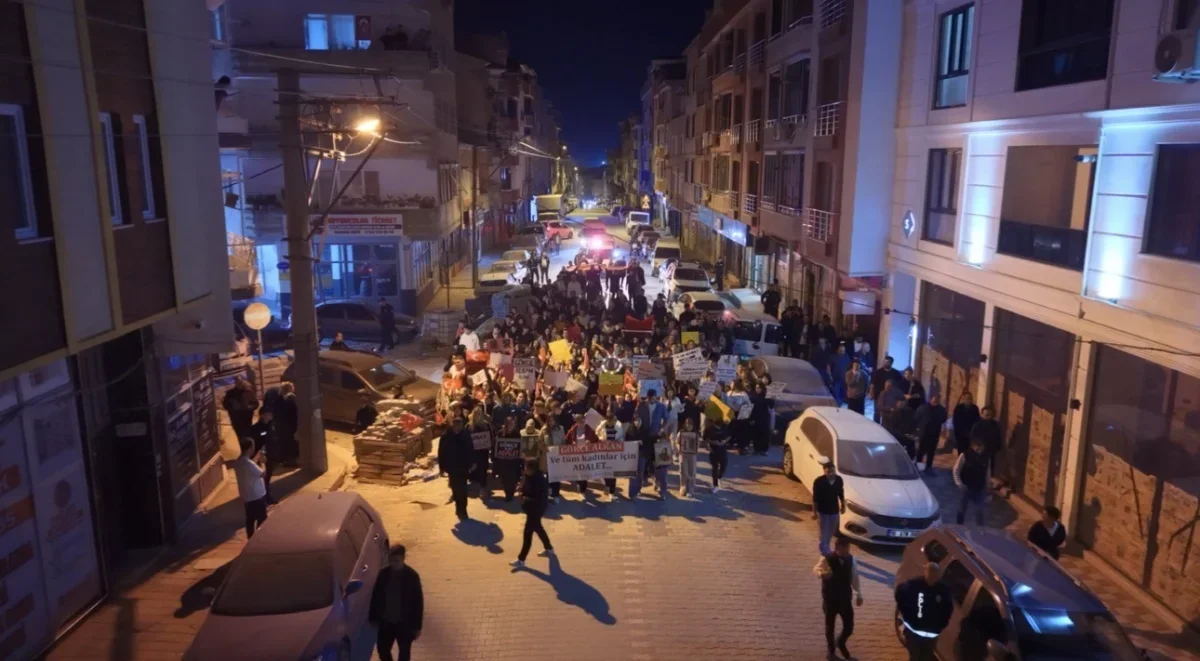 Gökçe Alkan için Karacabey'de adalet yürüyüşü