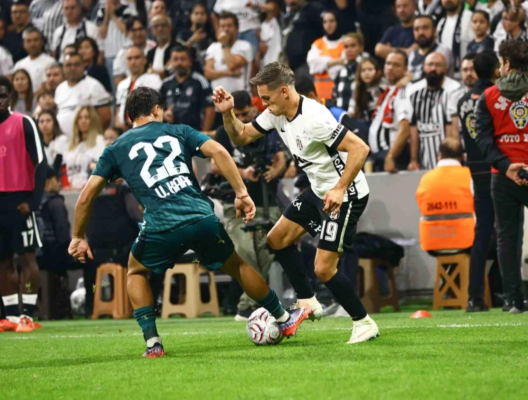 Süper Lig'de Beşiktaş Kocaelispor'u 2-1 yendi
