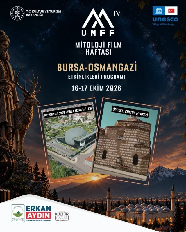 Bursa'da 4. Mitoloji Film Haftası 16 Ekim'de başlıyor